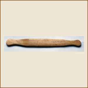 Plegadera de hueso